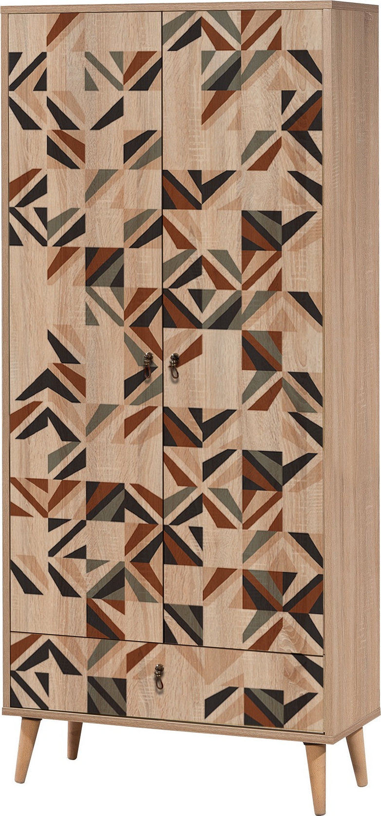 City Triangle Kleiderschrank - Beige