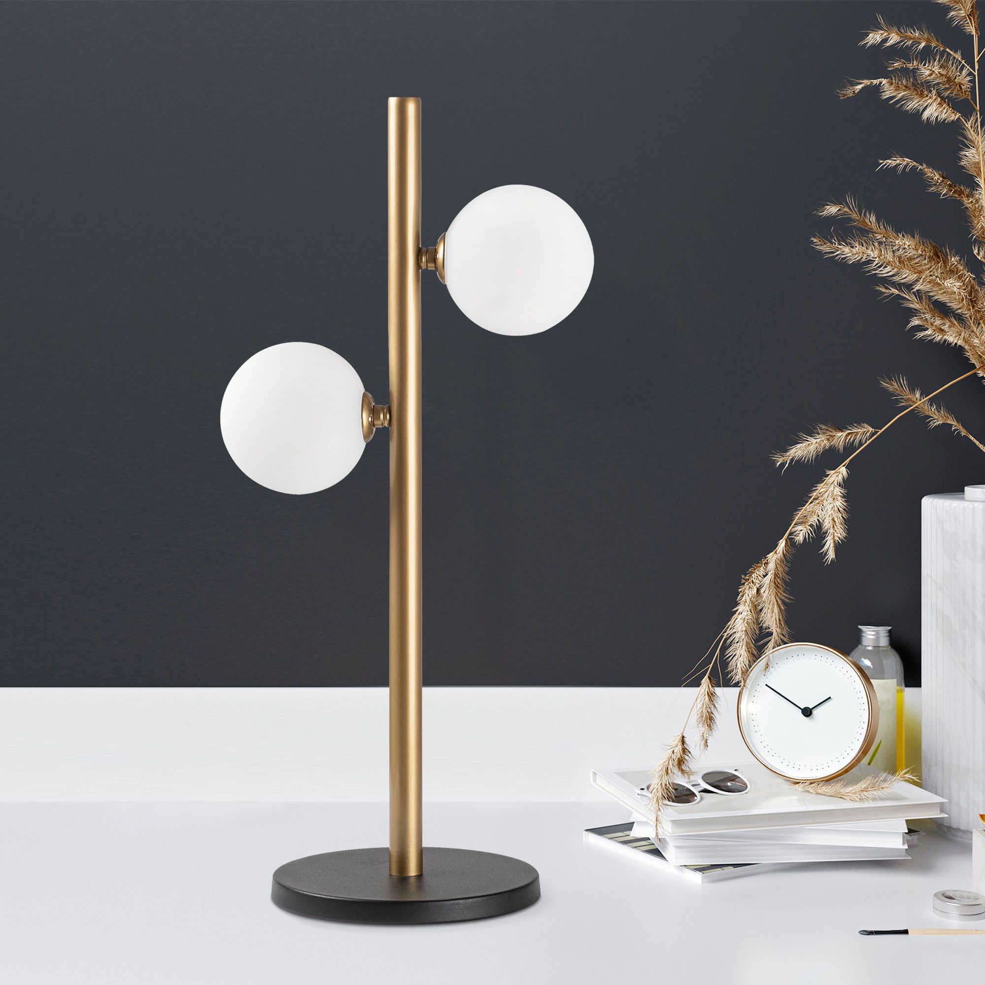 Domino-Tischlampe - Vintage