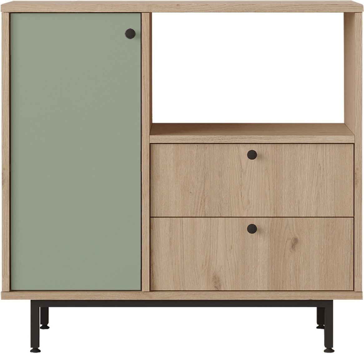 Royce Küchenschrank 1 - Eiche/Grün Royce Küchenschrank 1 - Eiche/Grün