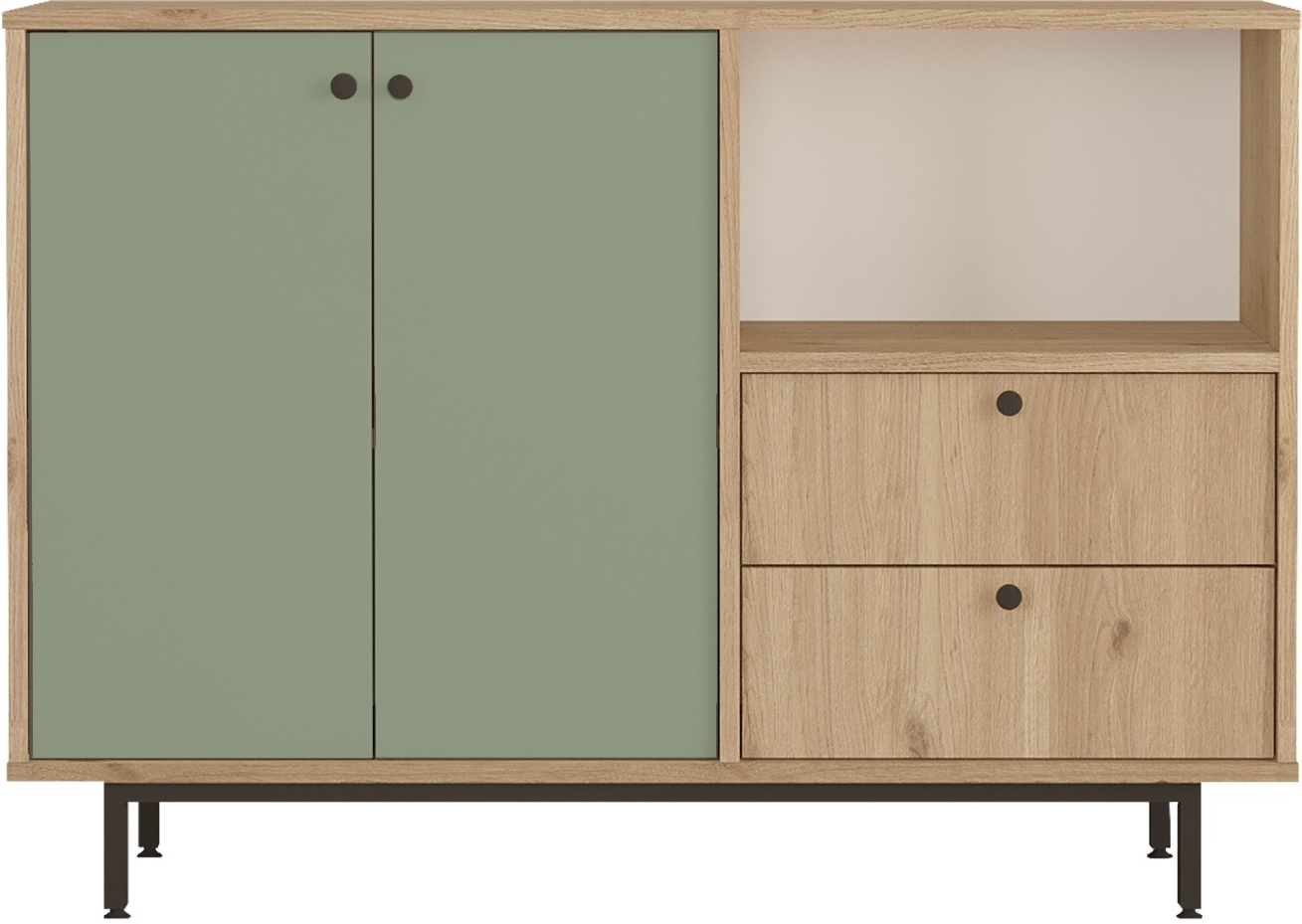 Royce Küchenschrank 2 - Eiche/Grün Royce Küchenschrank 2 - Eiche/Grün