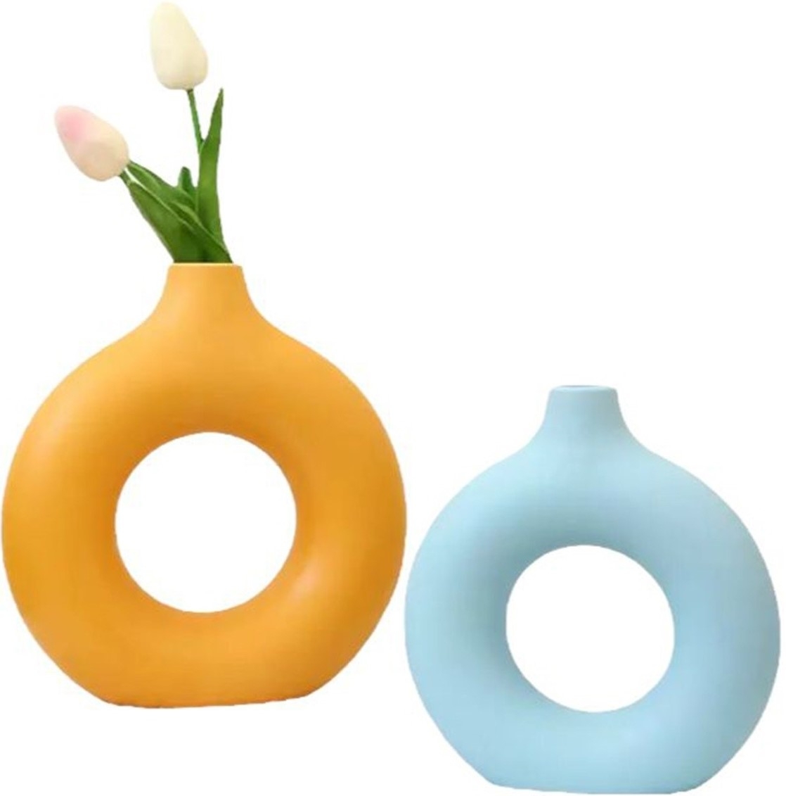 Buco Vase - Blau/Orange