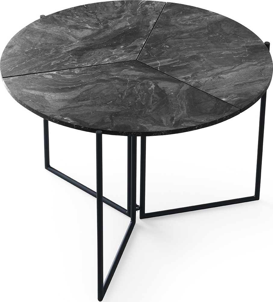 Yara Esstisch 100 cm - Anthrazit