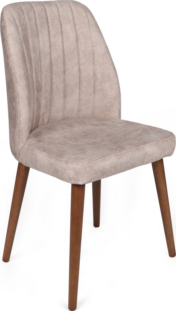 Alfred Esszimmerstuhl-Set - Nerz/Walnuss Alfred Esszimmerstuhl-Set - Nerz/Walnuss