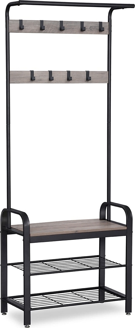 Furir Flurmöbel 72 cm - Graubeige/Schwarz Furir Flurmöbel 72 cm - Graubeige/Schwarz