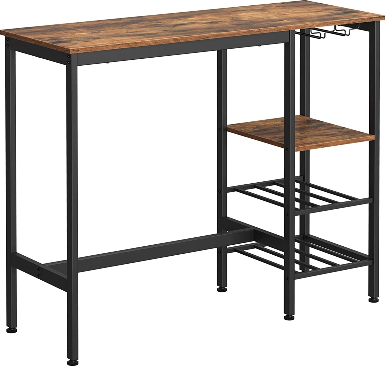 Aleks Stehtisch 110 x 40 cm - Braun/Schwarz Aleks Stehtisch 110 x 40 cm - Braun/Schwarz