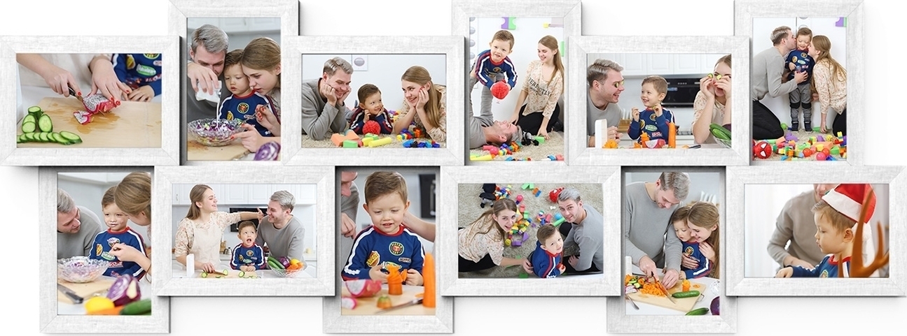 Fotorahmen Ivana - Weiß Fotorahmen Ivana - Weiß