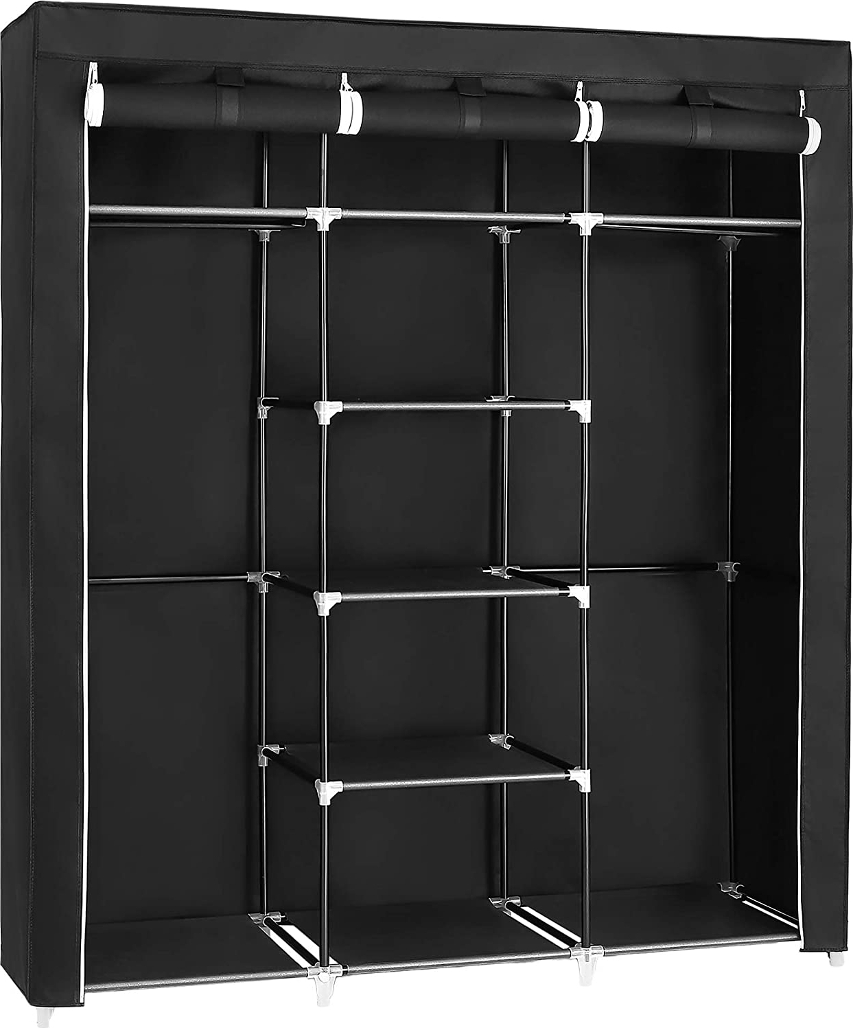 Kleiderschrank Katerina 150 x 175 cm - Schwarz Kleiderschrank Katerina 150 x 175 cm - Schwarz