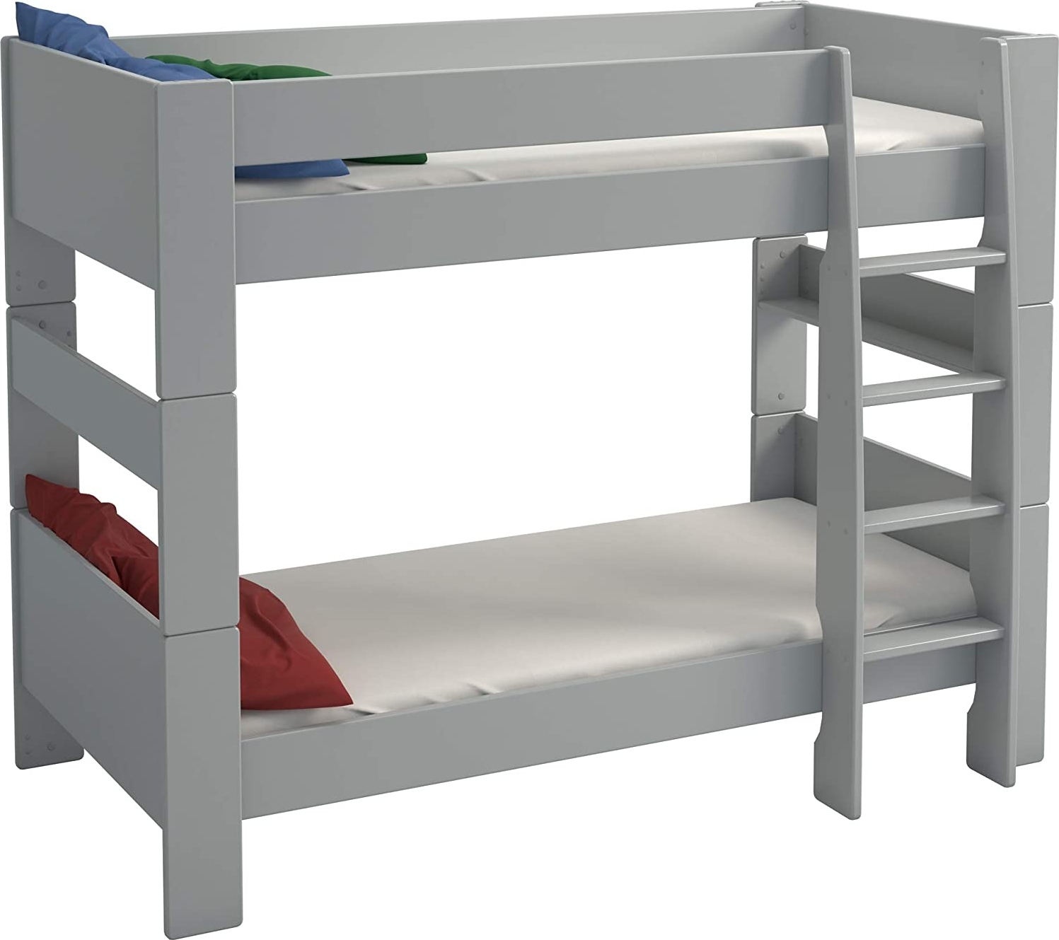 F�r Kinder Etagenbett 90 x 200 cm - Grau