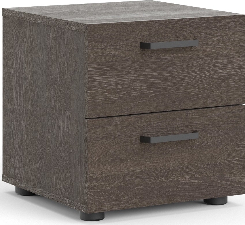 Dallas Nachttisch - Dunkelbraun