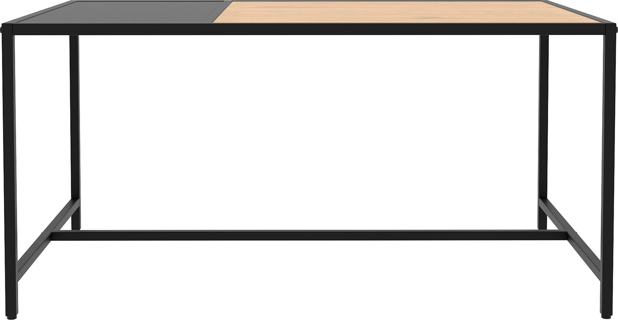 Medici Couchtisch 100 x 60 cm - Eiche/Schwarz