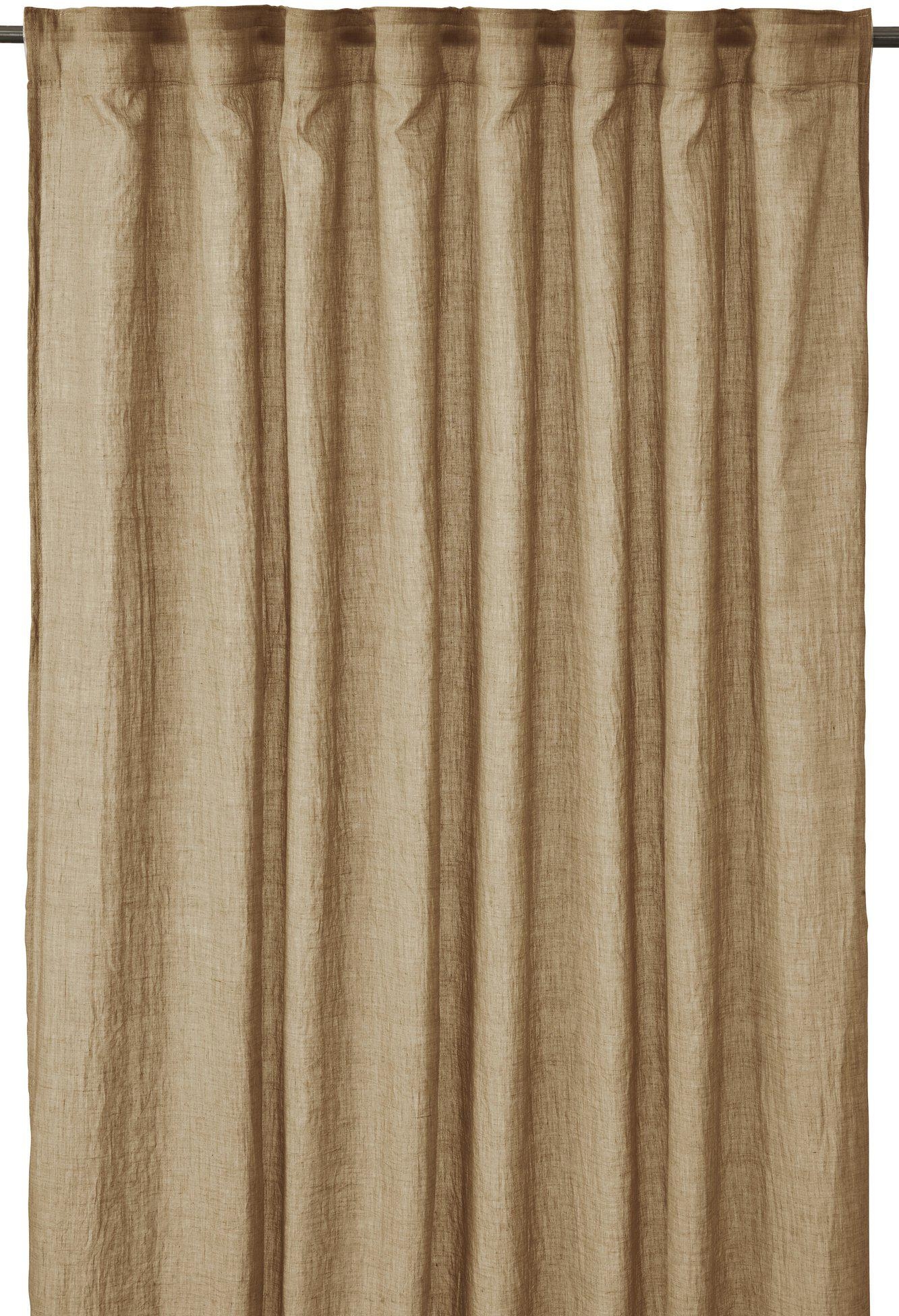 Sandy Vorhang 2er-Pack 2 x 135 x 280 cm - Eiskaffee