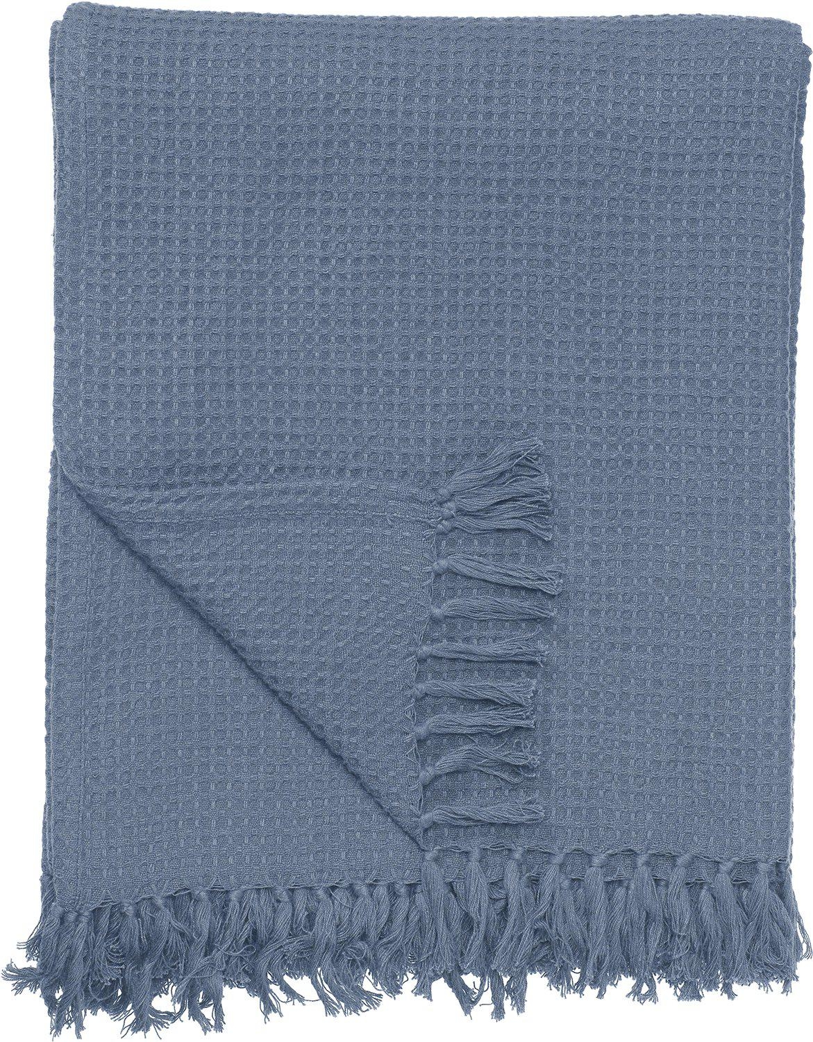 Alice-Plaid 130 x 170 cm - Denim