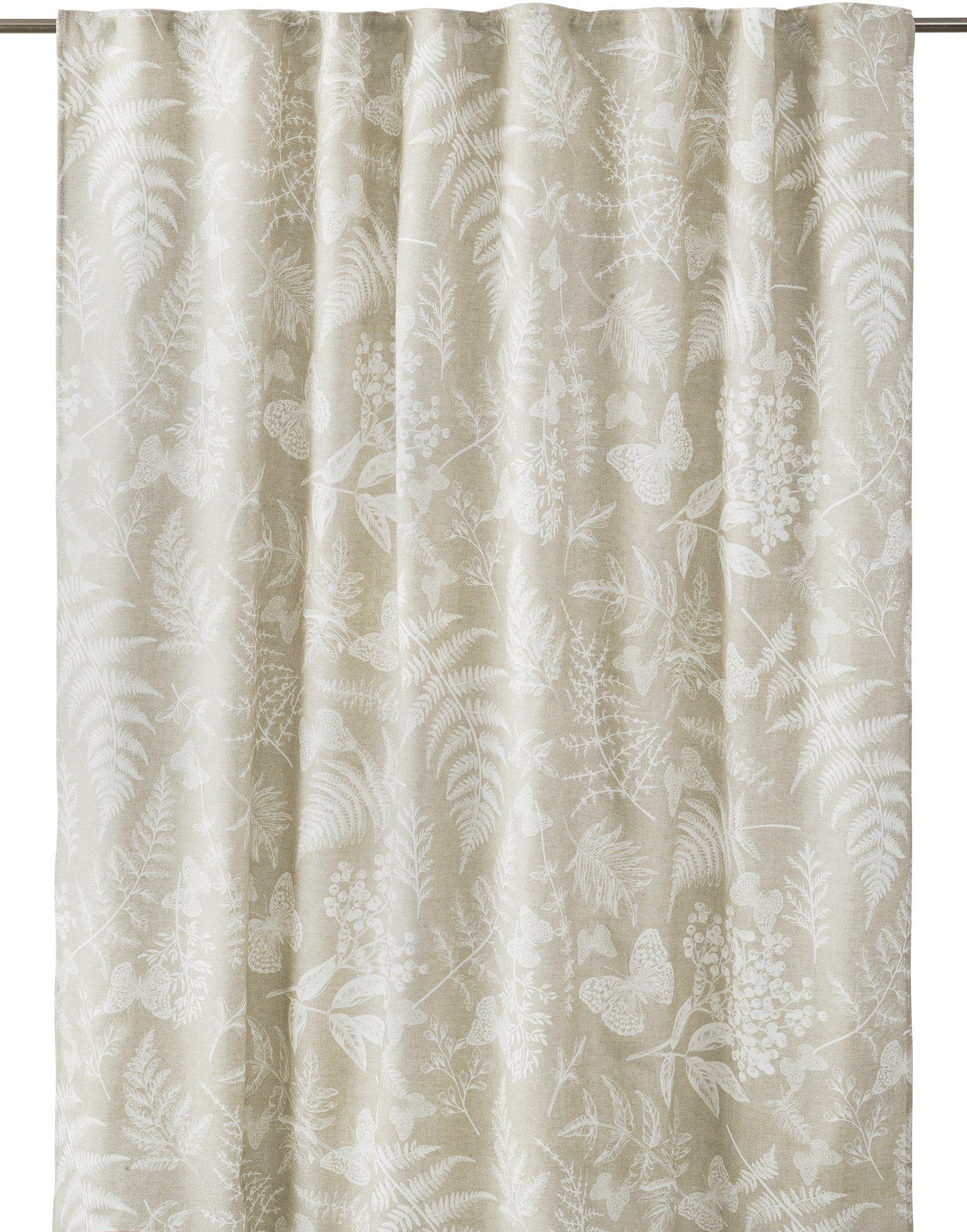 Farnvorhang 2er-Pack 2 x 135 x 290 cm - Leinen