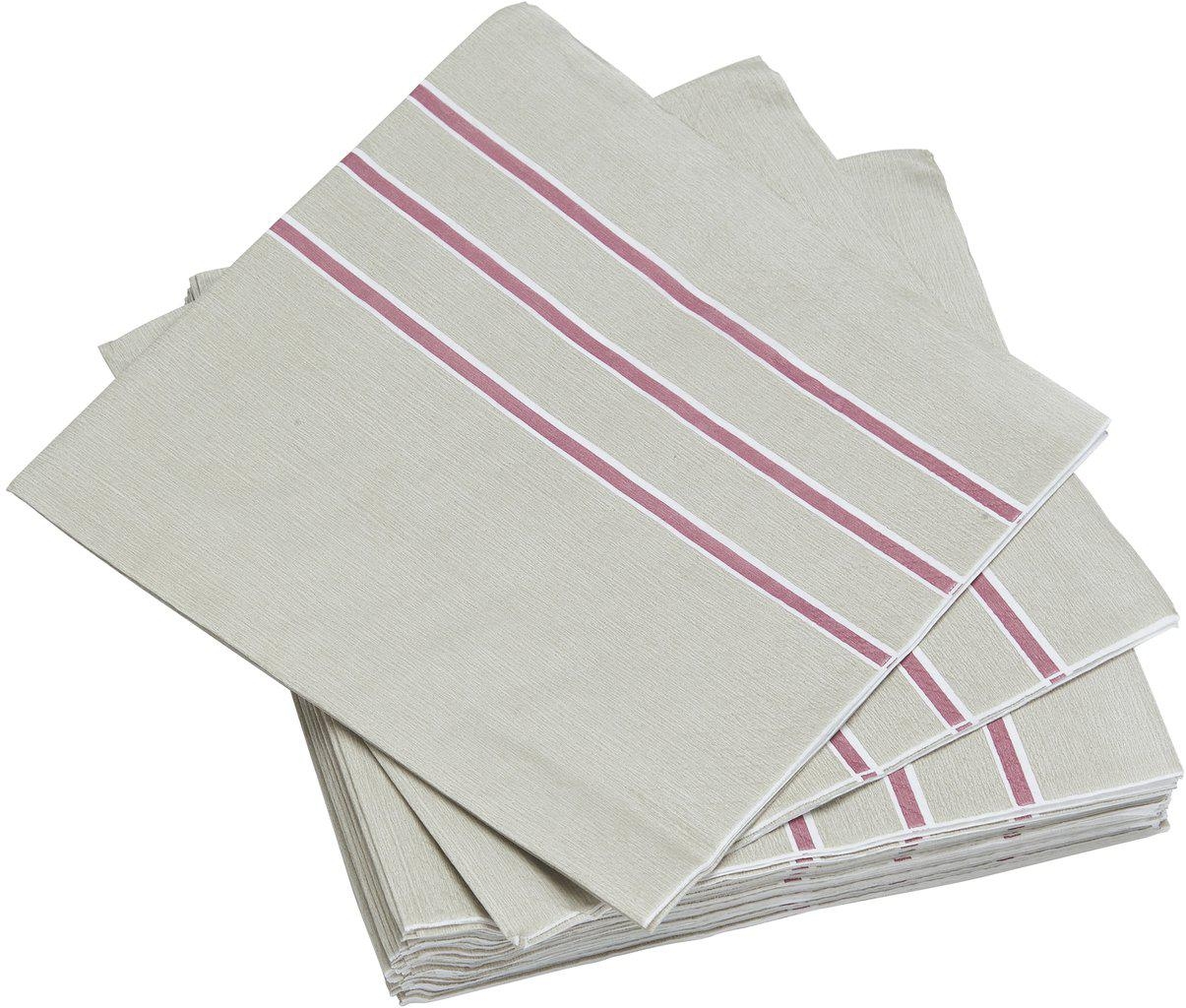 Caisa Papierservietten 25er-Pack - Rot