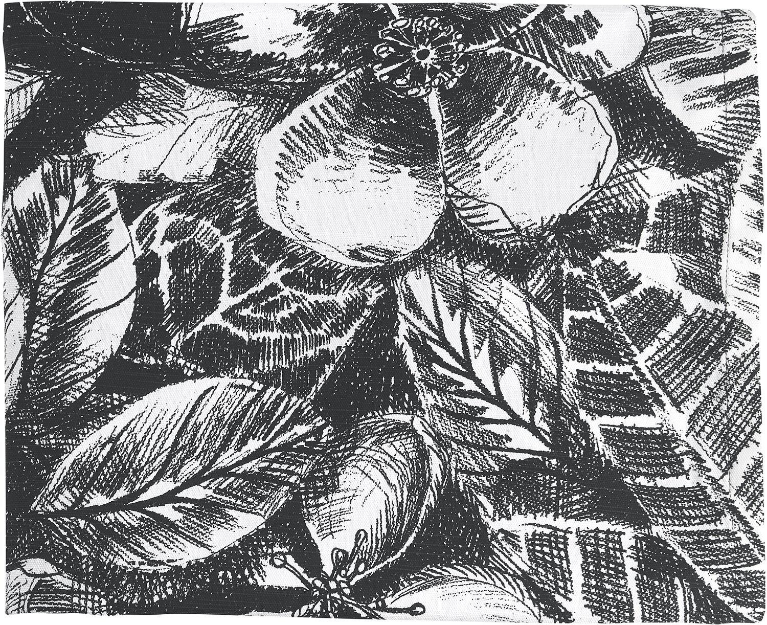 Sonia-Leinwand 140 x 350 cm - Schwarz/Weiß Sonia-Leinwand 140 x 350 cm - Schwarz/Weiß