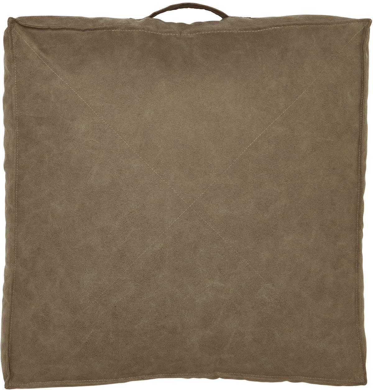 Lycke Hocker 50 x 50 x 15 cm - Hellbraun