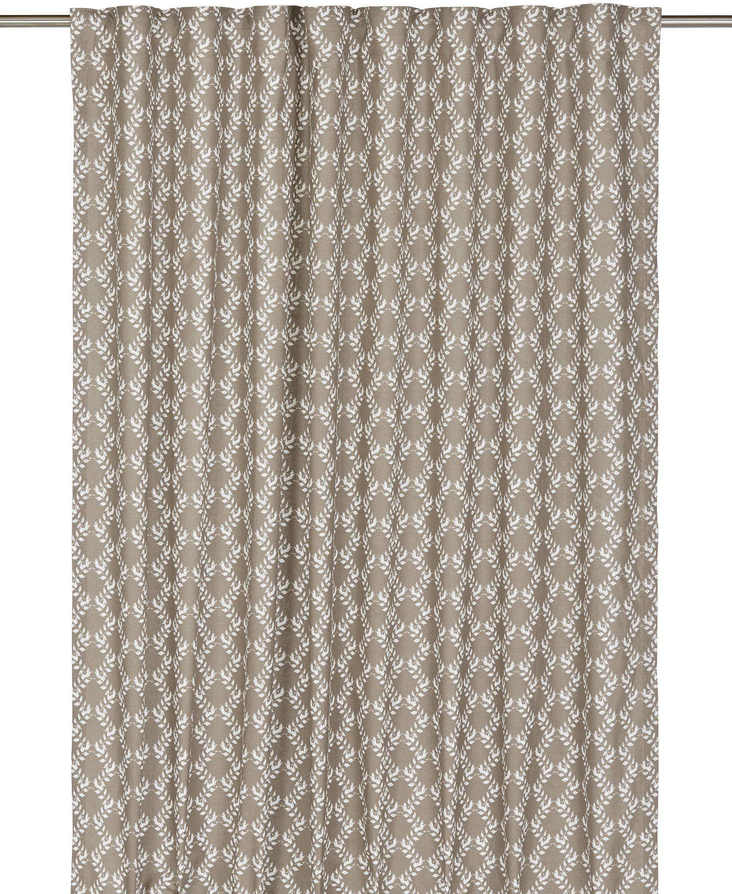 Anne Vorhang 2er-Pack 2 x 140 x 260 cm - Nougat