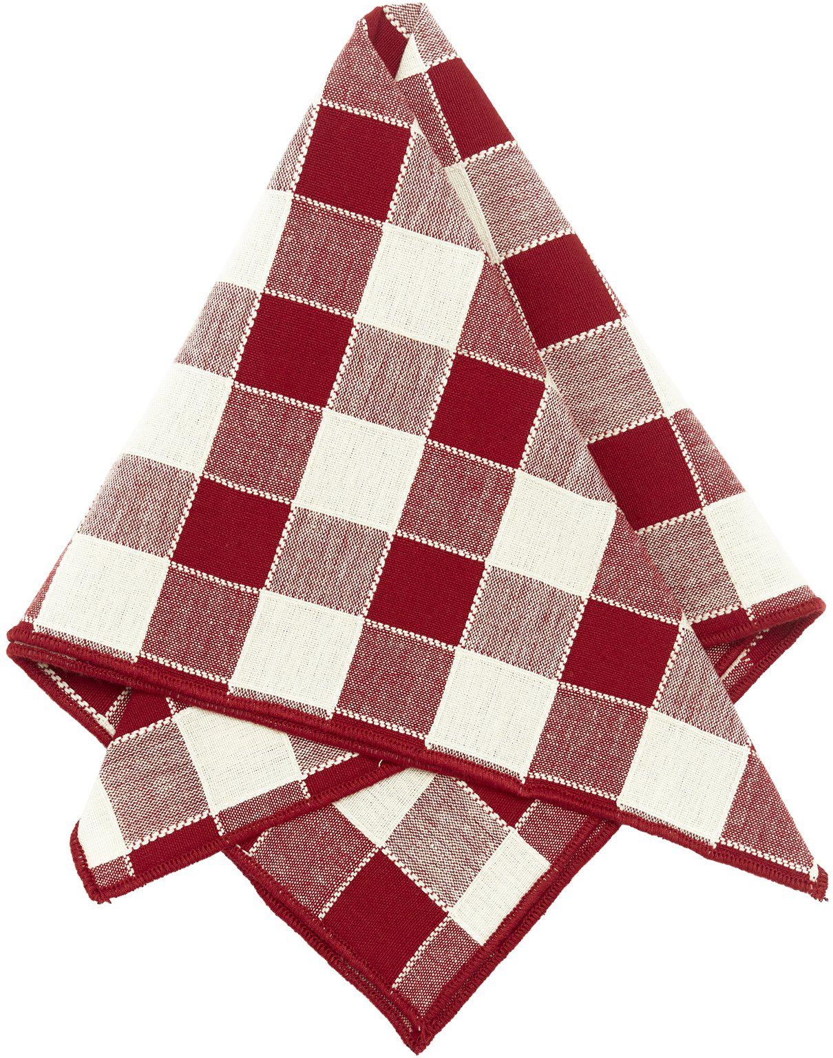 Mary Serviette 45 x 45 cm - Rot Mary Serviette 45 x 45 cm - Rot