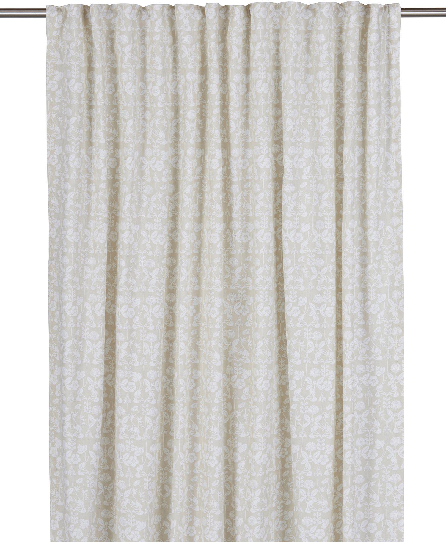 De Mine-Vorhang im 2er-Pack, 2 x 140 x 280 cm - Beige