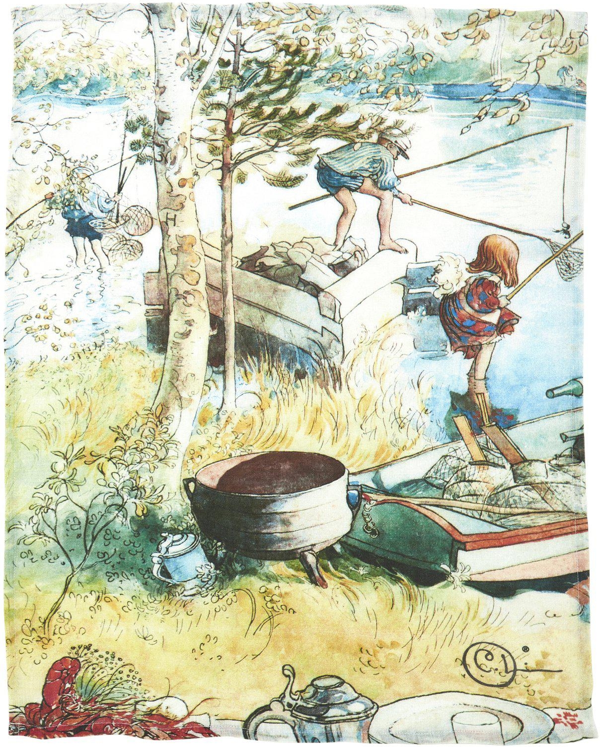 Krebs-Küchentuch 50 x 70 cm - Multi Krebs-Küchentuch 50 x 70 cm - Multi