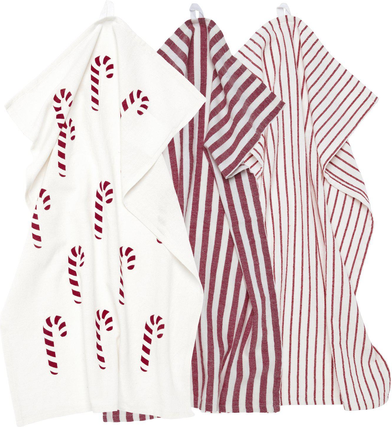 Gaby K�chenhandtuch 3er-Pack 3 x 47 x 70 cm - Rot