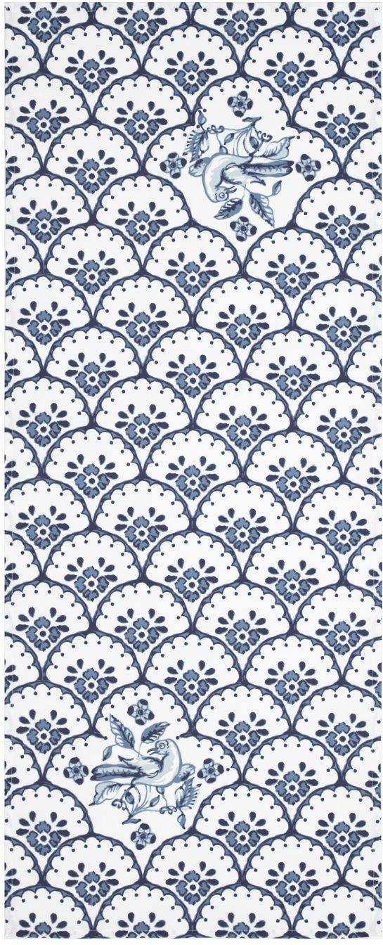 Sm�gen L�ufer 40 x 100 cm - Blau