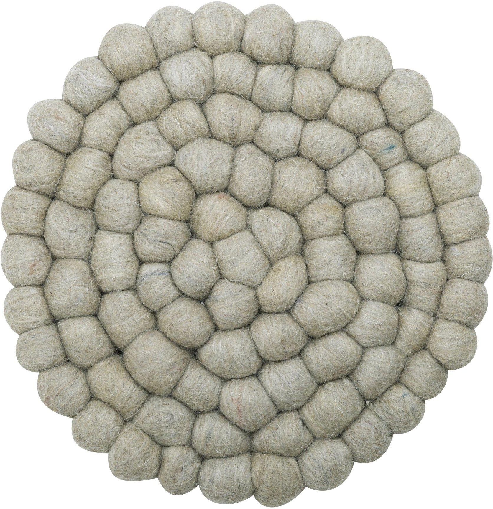 Nisha Topfmatte Ø20 cm - Offwhite Nisha Topfmatte Ø20 cm - Offwhite