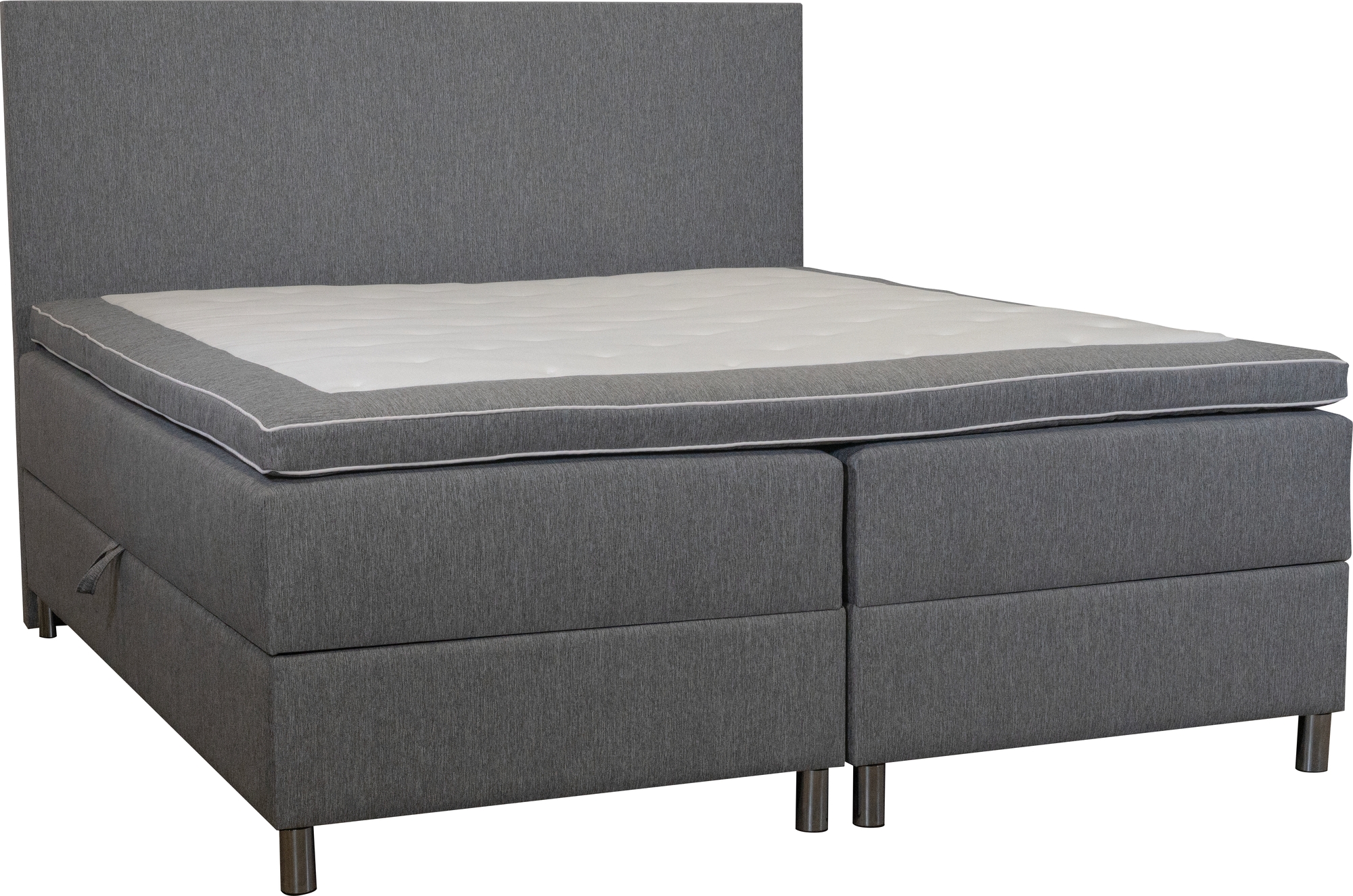 Akzentkopfteil - 160 cm - Hellgrau