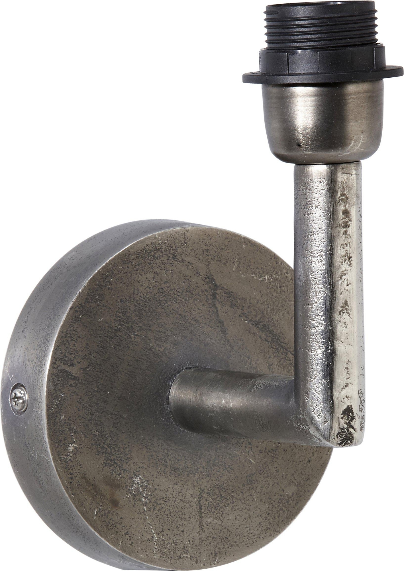 Columbus Wandleuchte - Rustikales Silber - 22 cm