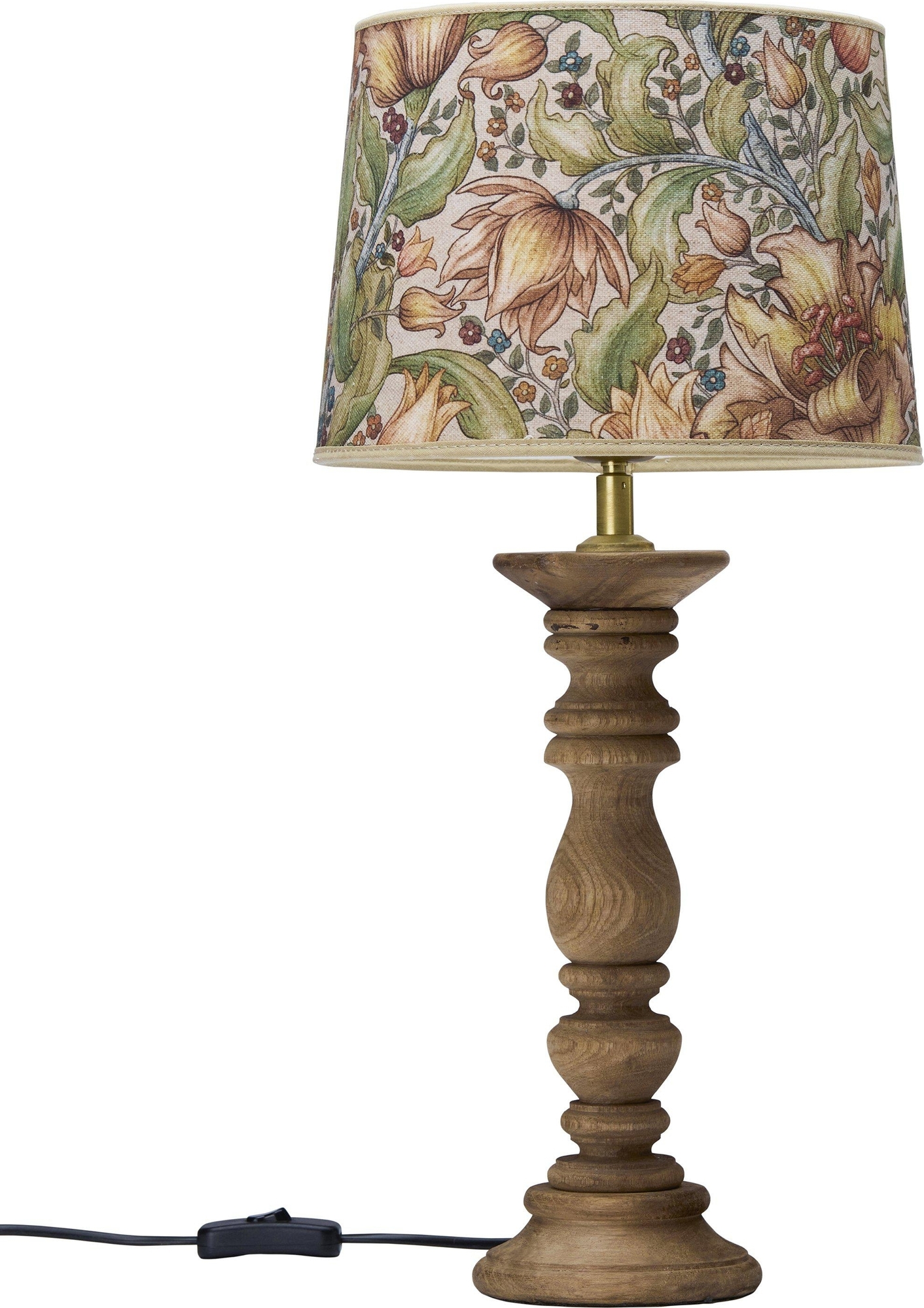 Lodge Tischlampe - Rustikales Braun - 50 cm
