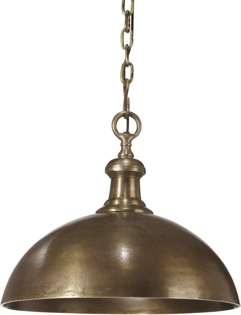 Liverpool Deckenleuchte - Rustikales Messing