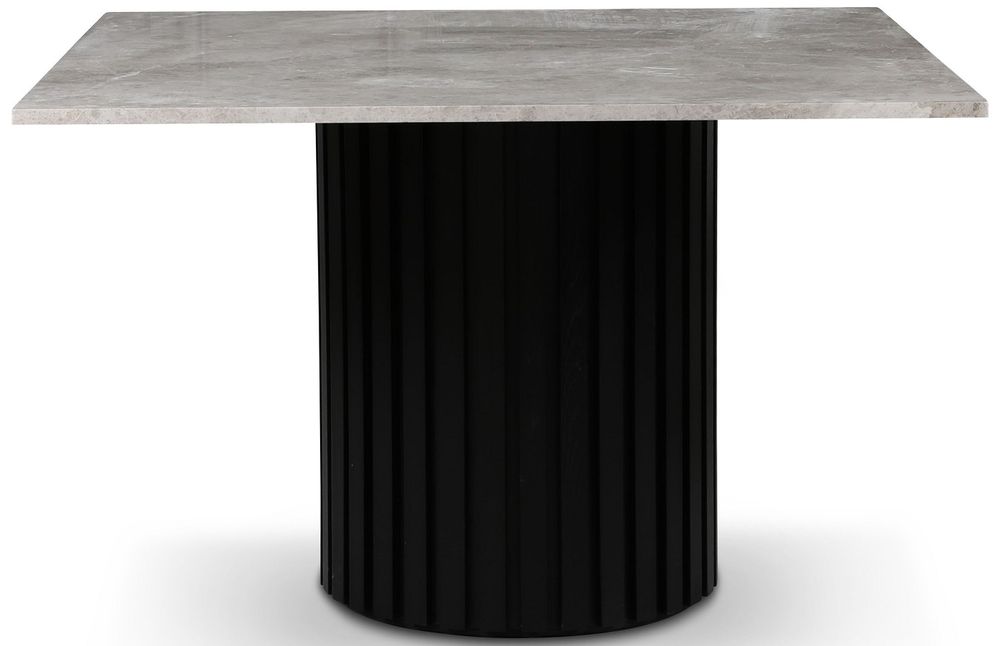 Sumo Marmortisch 120x120 cm - Schwarz / Graubeige Sumo Marmortisch 120x120 cm - Schwarz / Graubeige