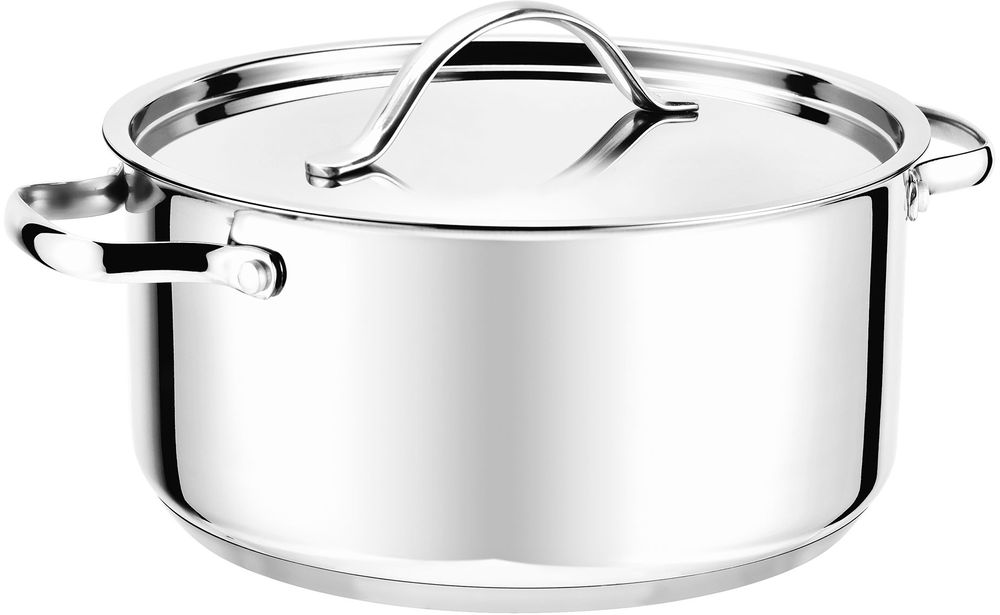 Rix Topf 9L - Blanker Stahl