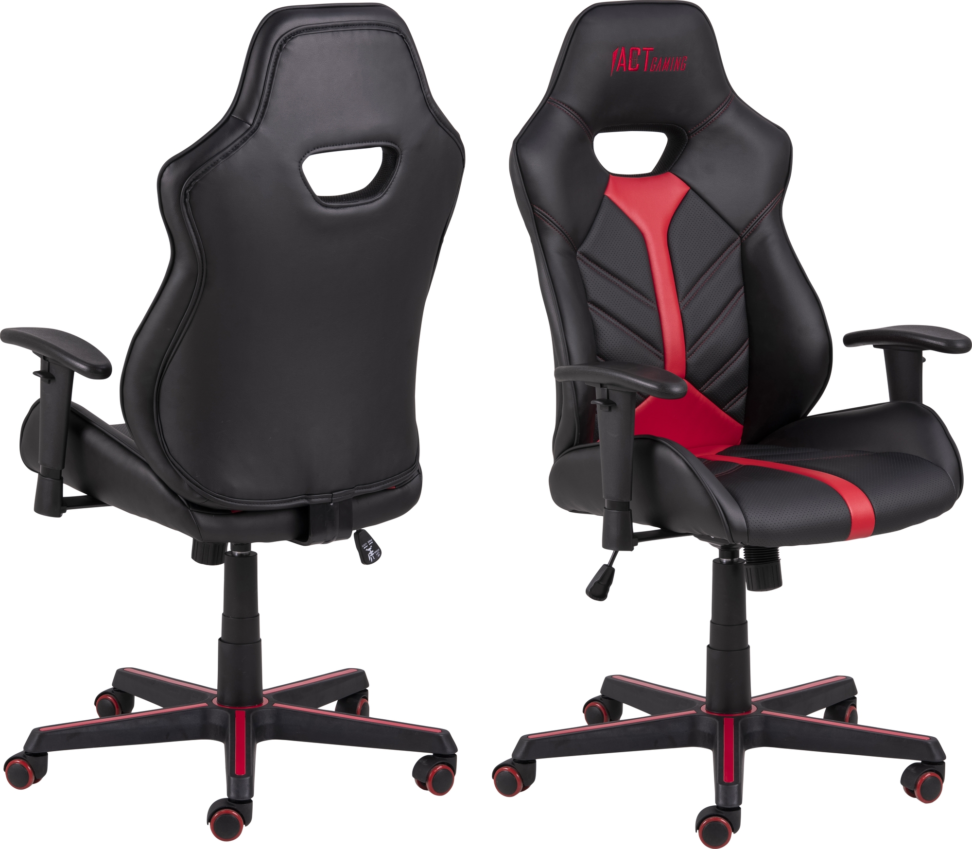 Cobblestone Gaming-Stuhl - Schwarz/Rot