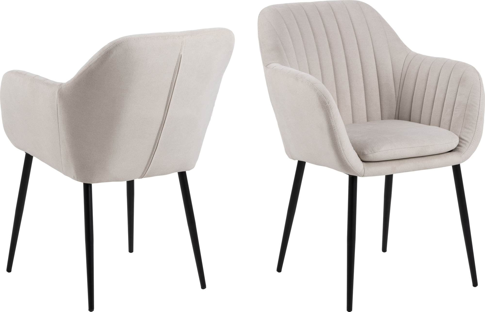 Emilia Sessel - Beige/Schwarz