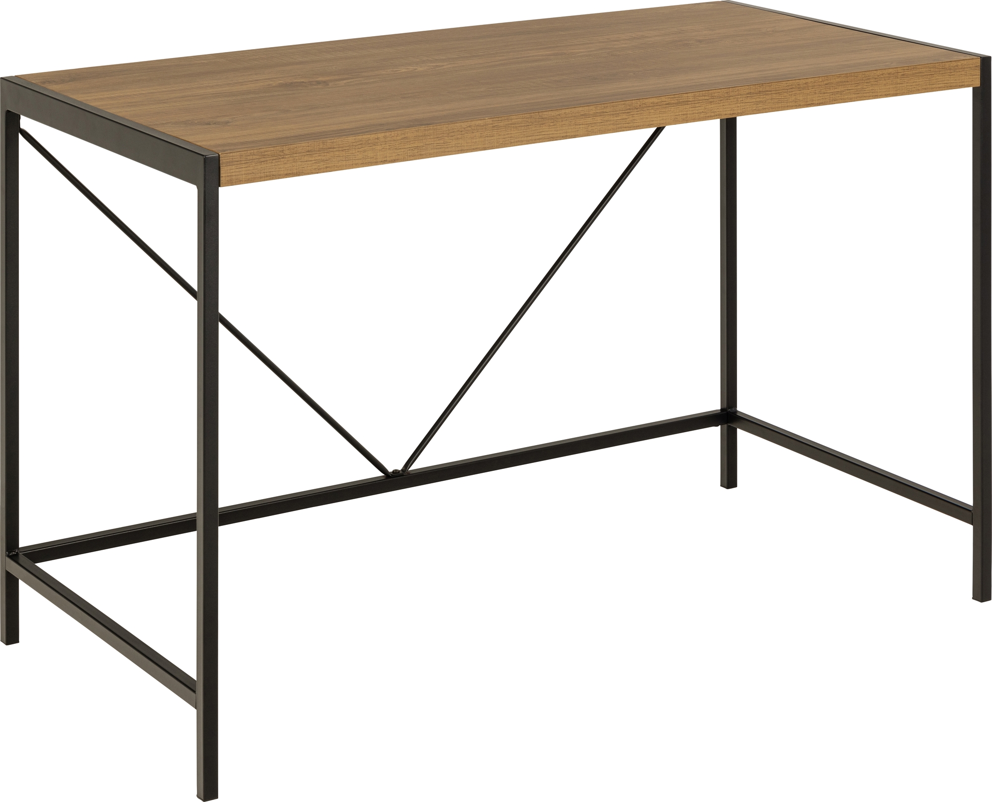 Bahamas Schreibtisch 120 x 60 cm - Eiche/Schwarz Bahamas Schreibtisch 120 x 60 cm - Eiche/Schwarz