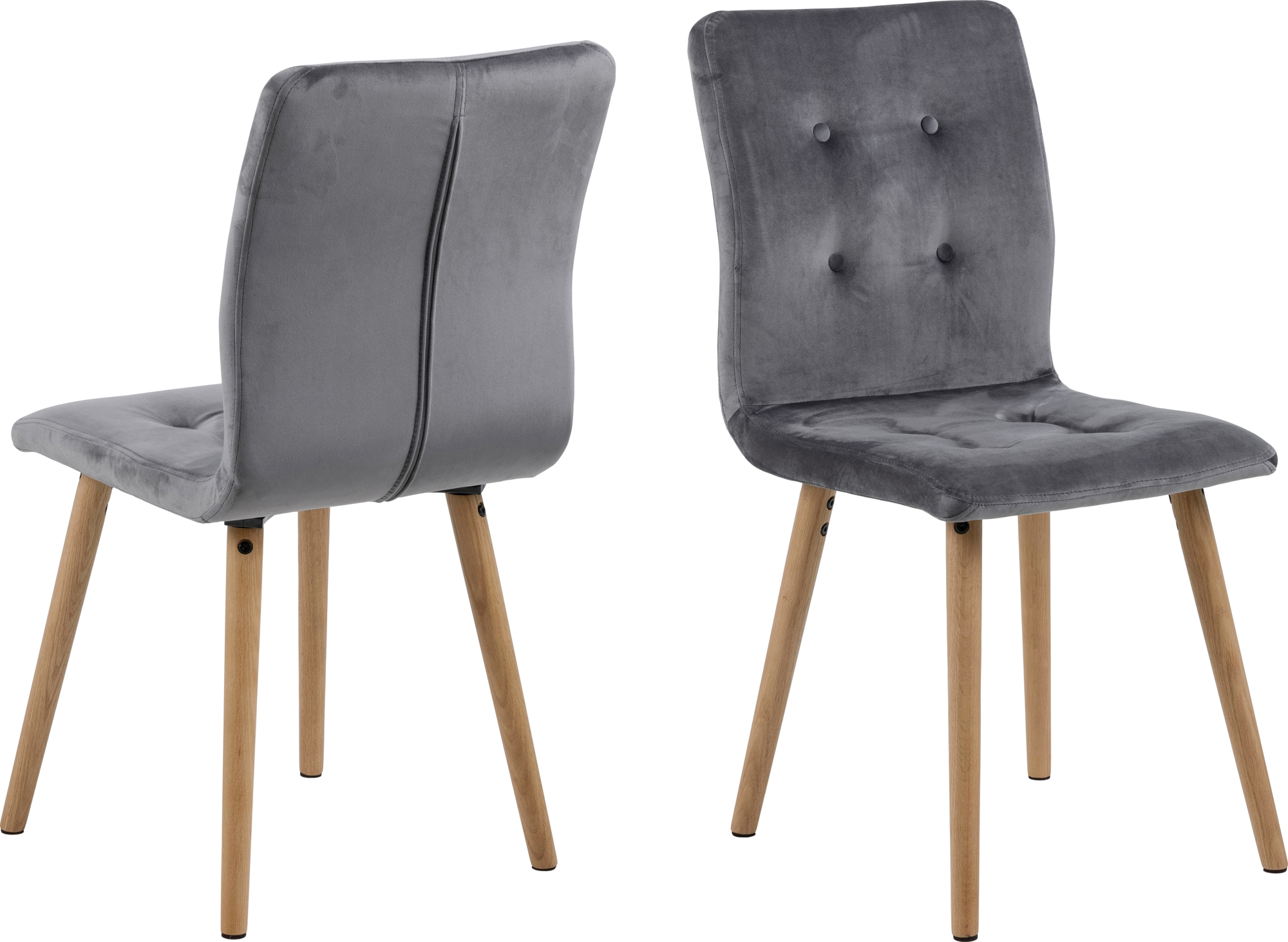 Frida Esszimmerstuhl - Dunkelgrau Frida Esszimmerstuhl - Dunkelgrau