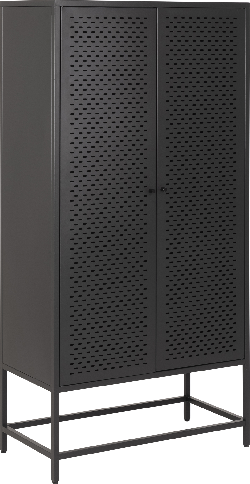 Newcastle-Schrank - Schwarz