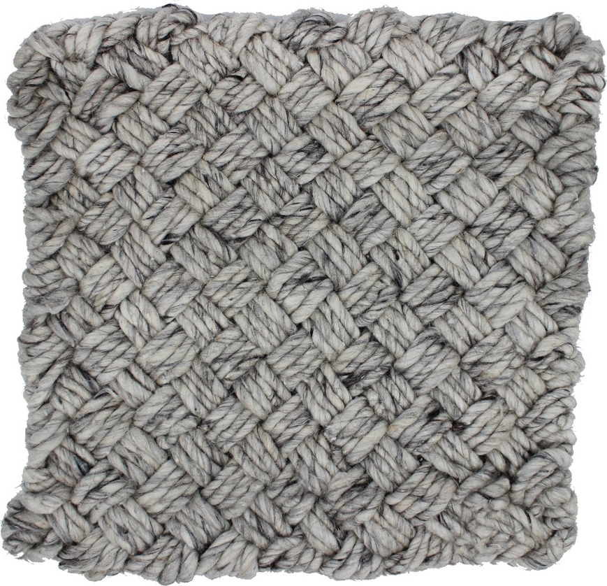 Loki Sitzkissen 35 x 35 cm - Hellgrau Melange Loki Sitzkissen 35 x 35 cm - Hellgrau Melange