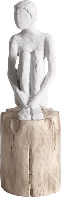 Achtsame Dekoration 10 x 11 x 29 cm - Mangoholz