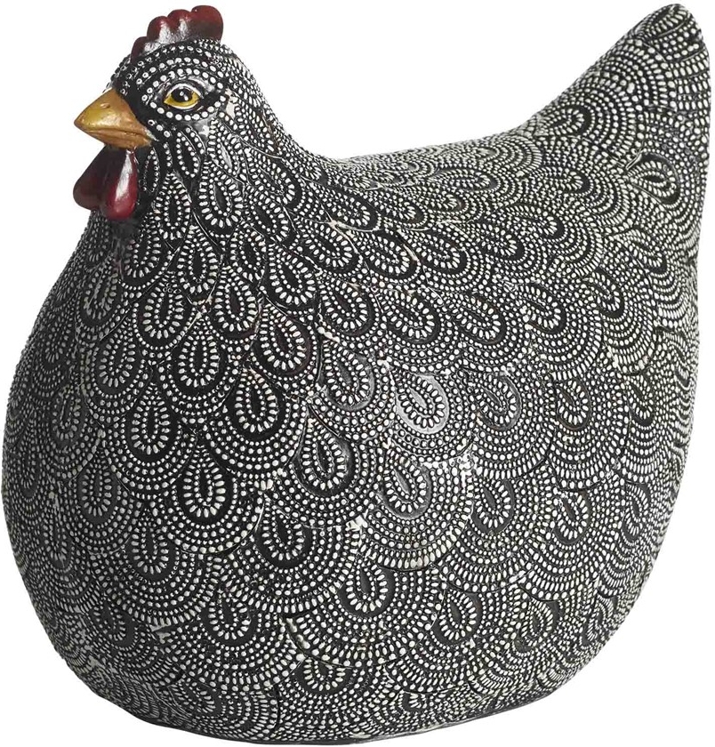 Henne-Dekoration 20 x 15 x 17 cm - Schwarz Henne-Dekoration 20 x 15 x 17 cm - Schwarz