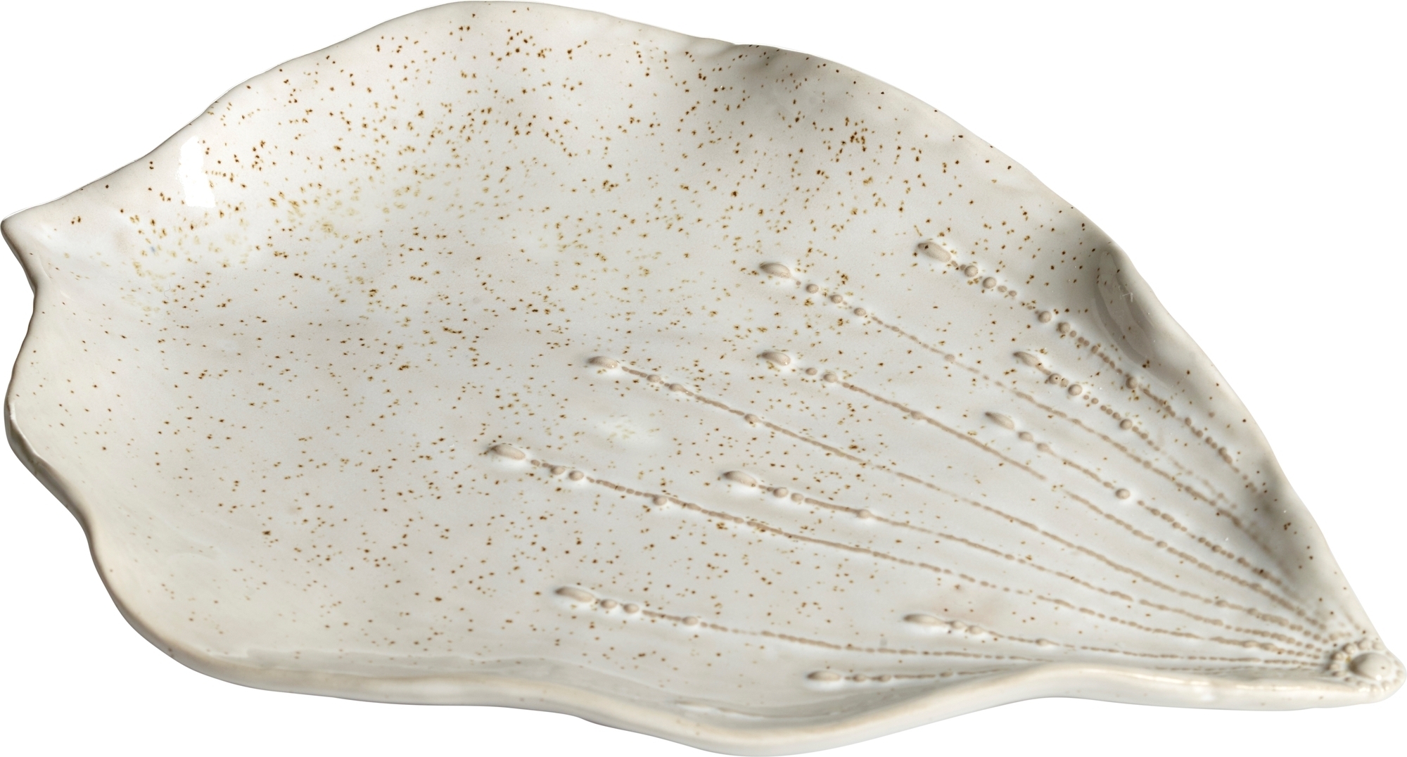 Maritza-Schale 24 x 17 cm - Creme