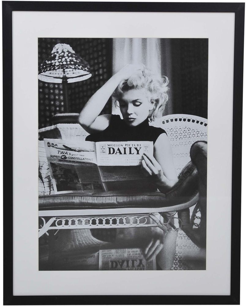 Villa Malerei Marilyn dailey news - Schwarz/Wei�