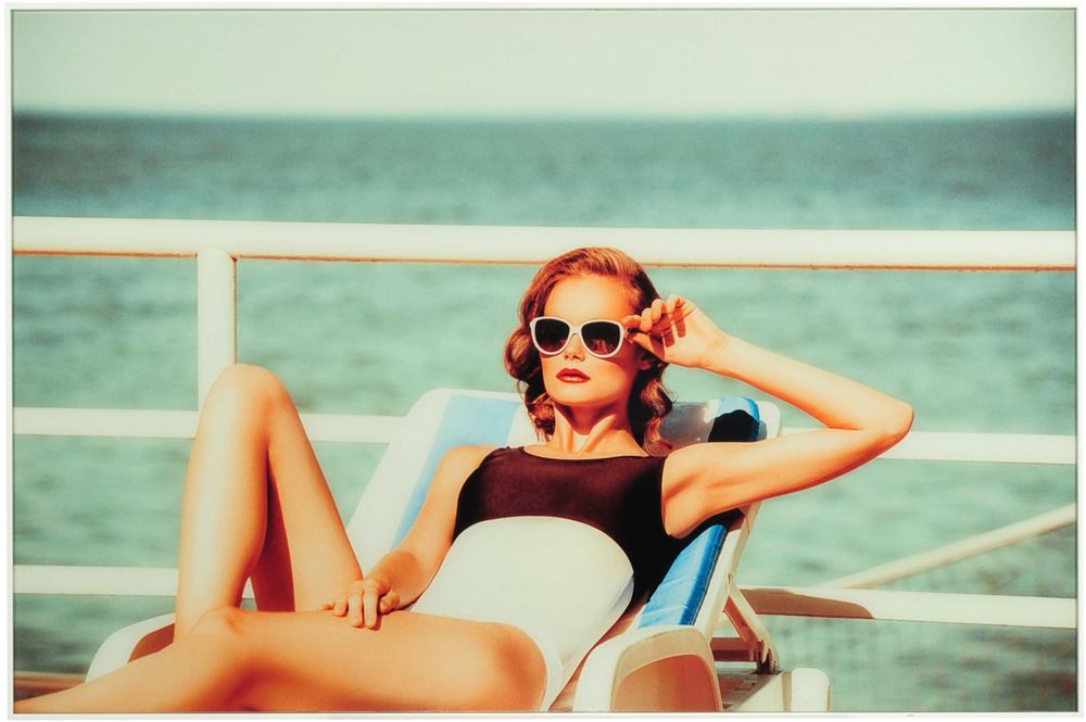 Bild Sunbath - Rahmen wei�