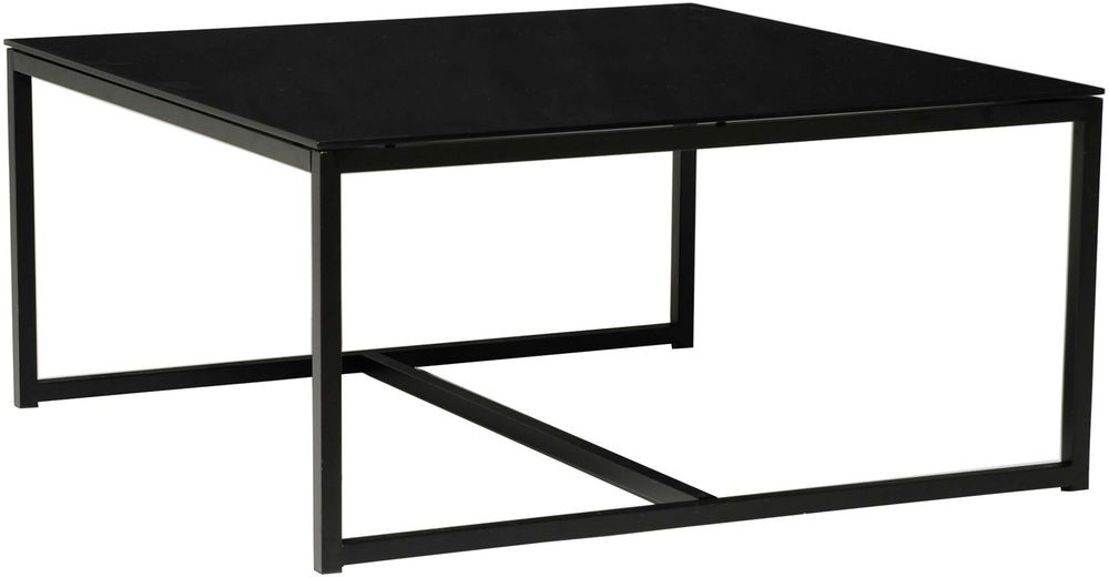 Pierre Couchtisch 100 x 100 cm - Schwarz