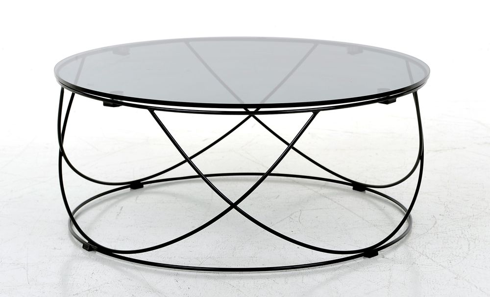 Bramsta Couchtisch Ø85 cm - Rauchglas Bramsta Couchtisch Ø85 cm - Rauchglas