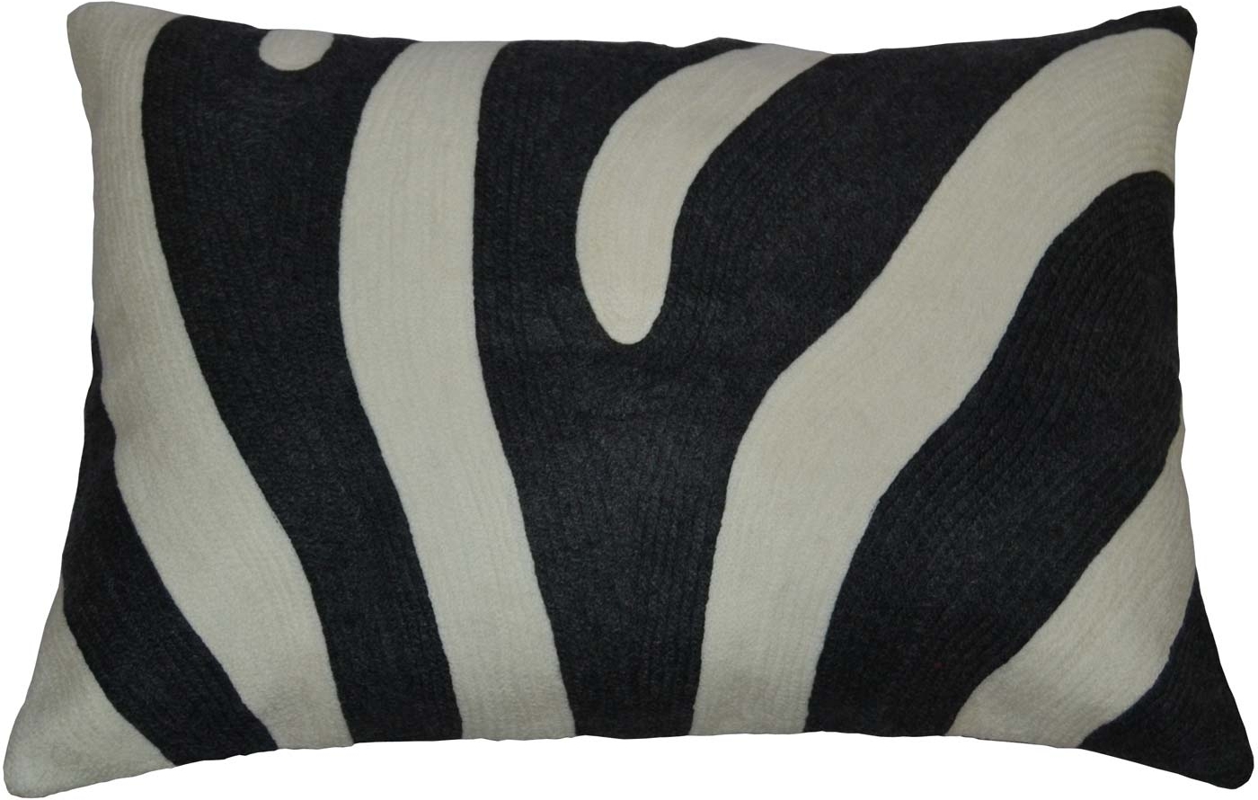 Zebrakissen 40 x 60 cm - Schwarz/Weiß Zebrakissen 40 x 60 cm - Schwarz/Weiß