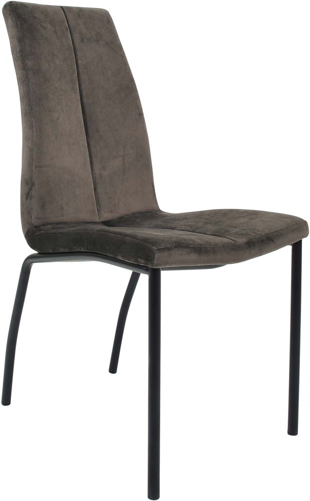 Hedvig Esszimmerstuhl - Grauer Samt
