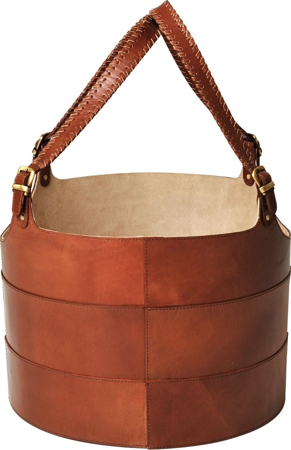 Milan-Brennholzkorb - Braun