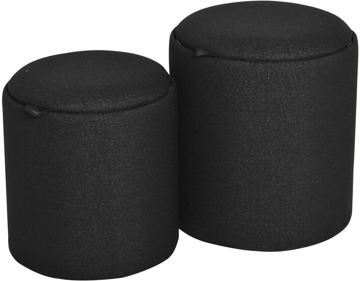 Maiko Hocker 2 St�ck - Schwarz